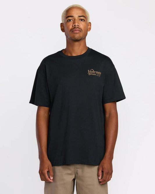 Image of T-Shirts. Productname: Volcom Mens Sky High T-Shirt Antique Black - in Antique Black colour by brand - Volcom