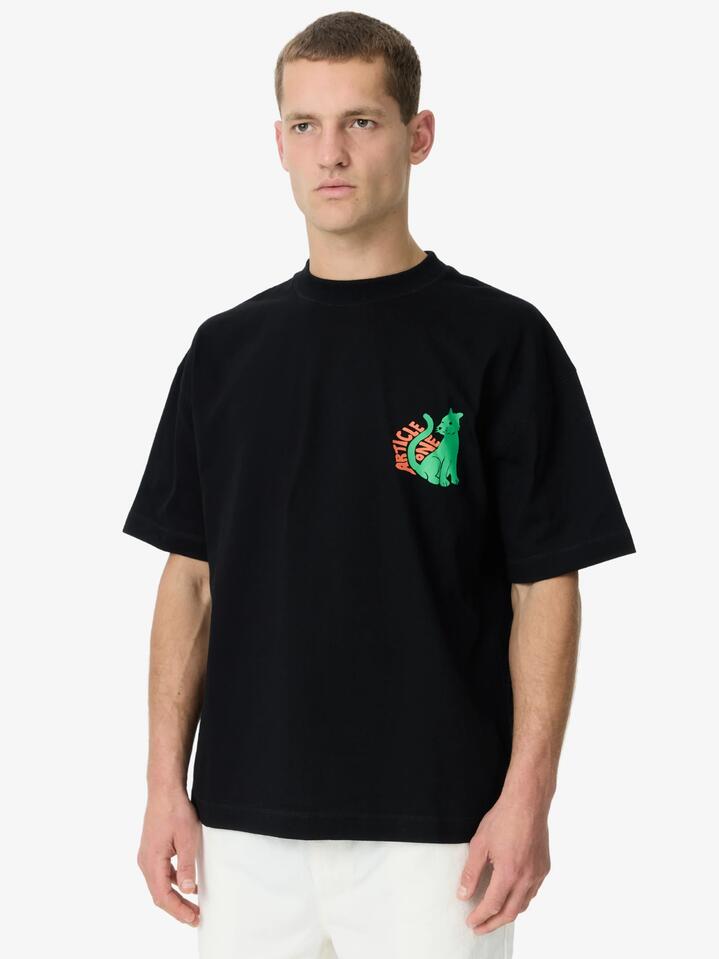 Image of T-Shirts. Productname: Article One Magic Hand in Black colour by brand - Article One