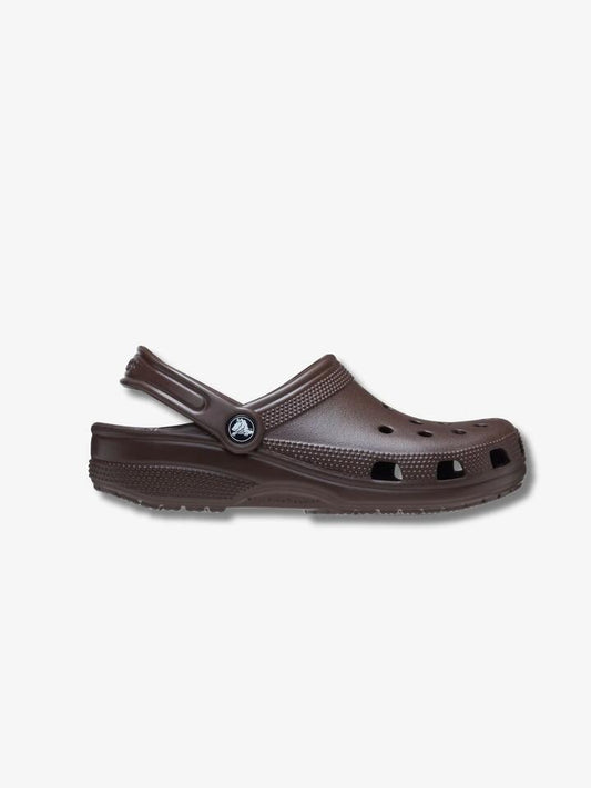 Image of Sandals. Productname: Crocs Unisex Classic Coffee Clog in Coffee colour by brand - Crocs