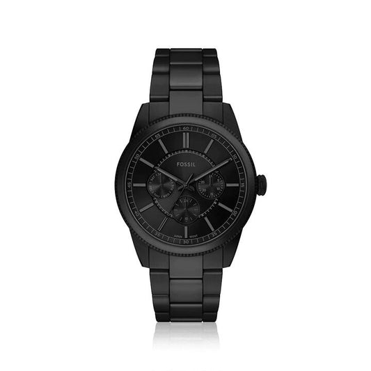 Image of Watches. Productname: Fossil Men's Pearson Black Quartz Multifunction Watch FS6135 in Watch colour by brand - Bevilles