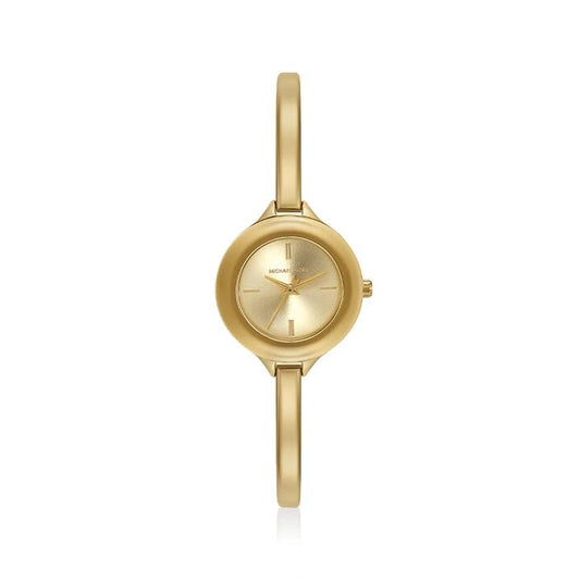 Image of Watches. Product name - Michael Kors Izzy Quartz Gold Tone Watch MK4929 in colour by brand - Michael Kors
