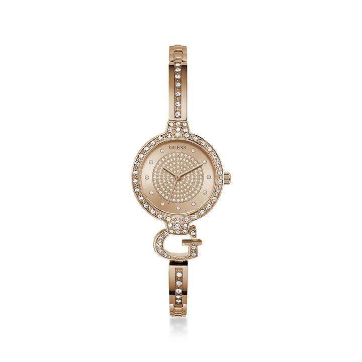 Image of Watches. Product name - Guess Giselle Rose Gold Tone Quartz Watch GW0929L3 in colour by brand - Guess