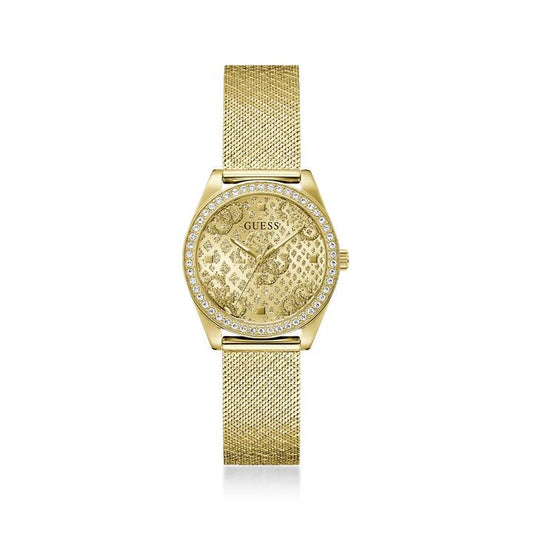 Image of Watches. Product name - Guess Boa Quartz Gold Tone Watch GW0748L2 in colour by brand - Guess