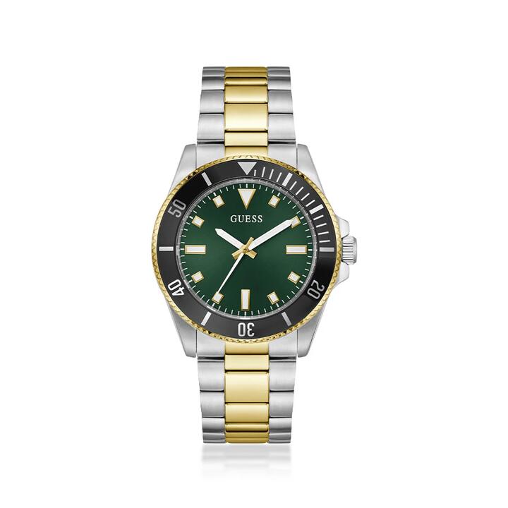 Image of Watches. Product name - Guess Cliff Quartz 2-Tone Watch GW0968G4 in colour by brand - Guess
