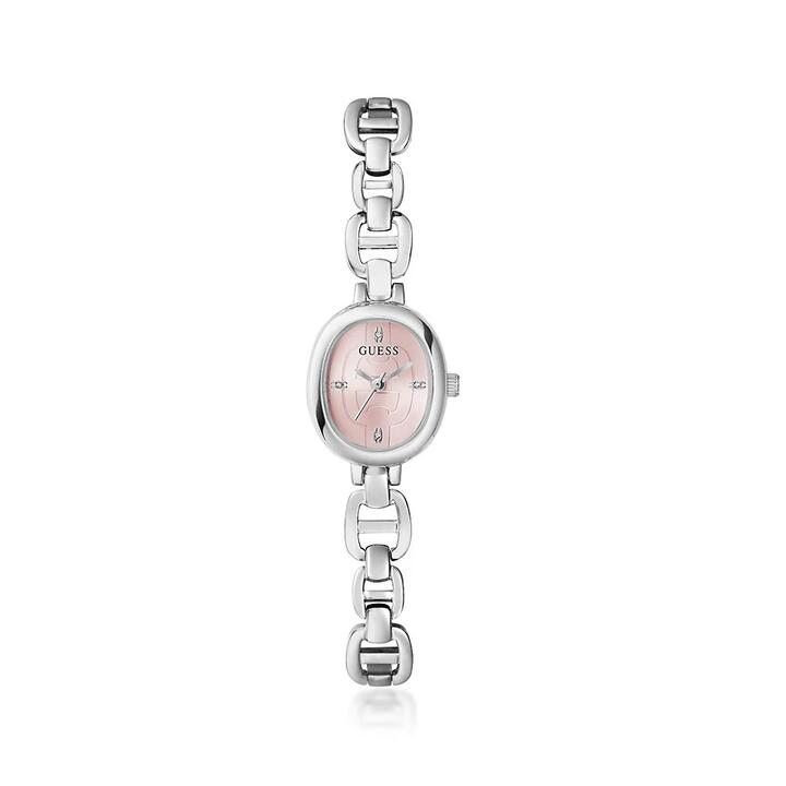 Image of Watches. Product name - Guess Vivian Quartz Silver Tone Watch GW0982L1 in colour by brand - Guess