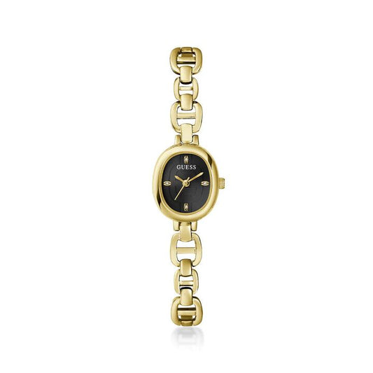Image of Watches. Product name - Guess Vivian Quartz Gold Tone Watch GW0982L2 in colour by brand - Guess