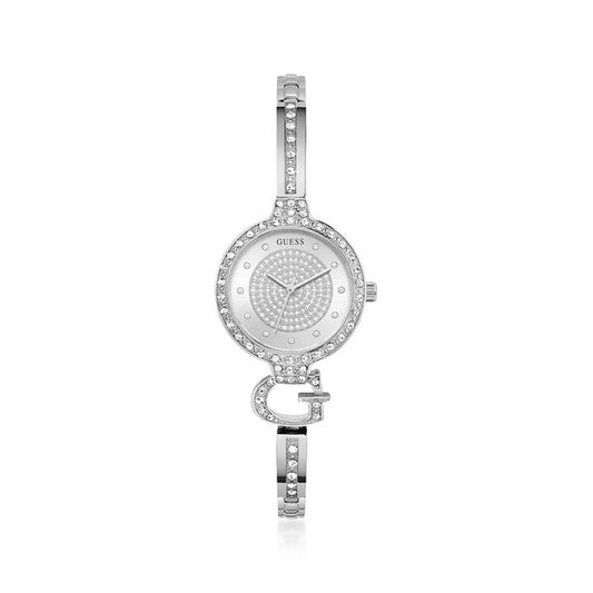 Image of Watches. Productname: Guess Ladies Giselle Silver Quartz Watch GW0929L1 in Watch colour by brand - Guess