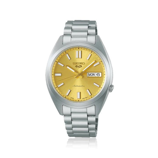 Image of Watches. Product name - Seiko 5 Sports Automatic Silver Tone Watch SRPL59K in colour by brand - Seiko
