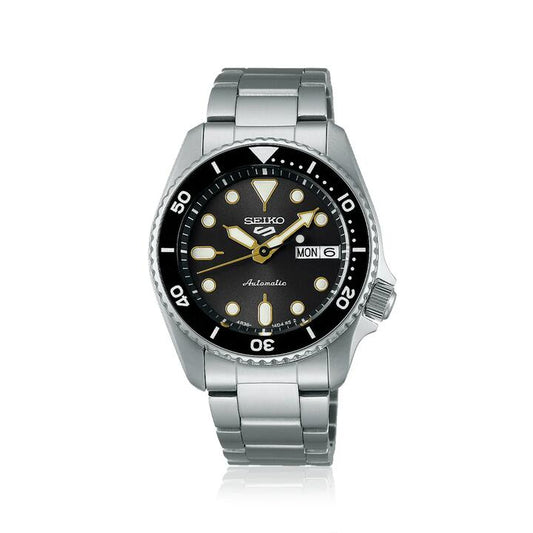 Image of Watches. Product name - Seiko 5 Sports Automatic Silver Tone Watch SRPL79K in colour by brand - Seiko