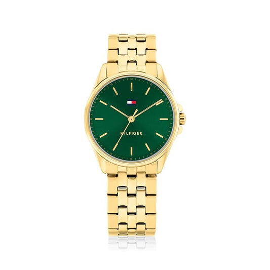 Image of Watches. Productname: Tommy Hilfiger Ladies Jade Quartz Watch 1782799 in Watch colour by brand - Bevilles