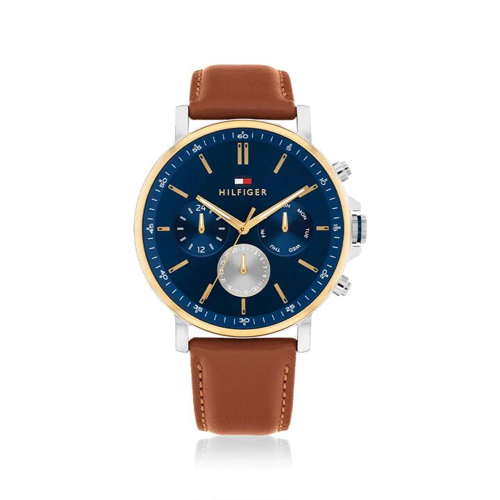 Image of Watches. Productname: Tommy Hilfiger Men's Tyson Quartz Multifunction Watch 1710703 in Watch colour by brand - Bevilles