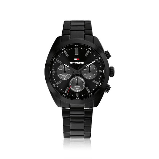 Image of Watches. Productname: Tommy Hilfiger Men's Hudson Quartz Chronograph Watch 1710724 in Watch colour by brand - Bevilles