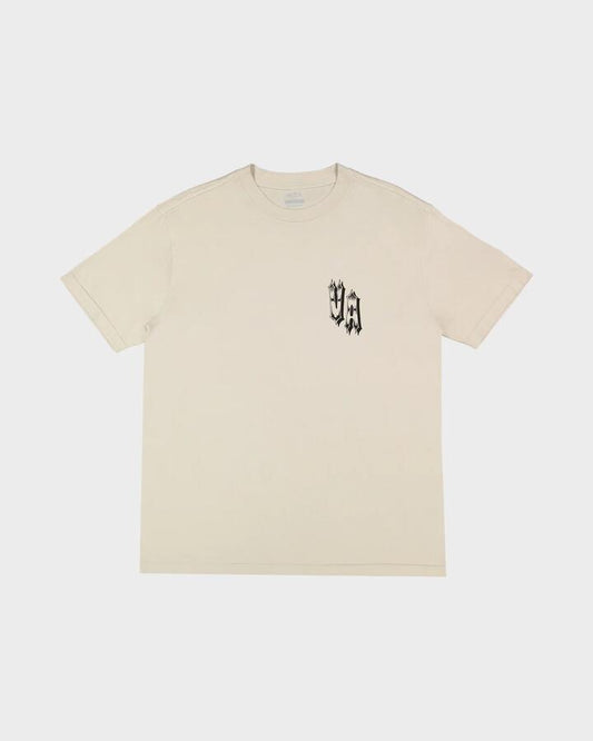 Image of T-Shirts. Product name - RVCA Mens Benj All See T-Shirt Ceramic in Ceramic colour by brand - RVCA