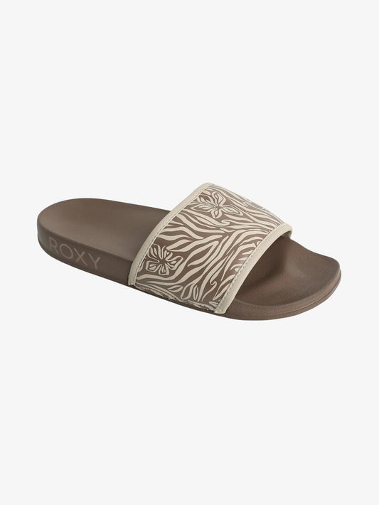 Image of Sandals. Productname: Roxy - Womens Slippy Iv Thongs - Animal - in Animal colour by brand - Roxy