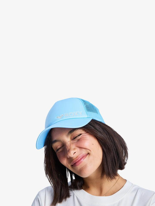 Image of Hats. Productname: Roxy - Womens Finishline 3 Cap - Sky Blue - in Sky Blue colour by brand - Roxy