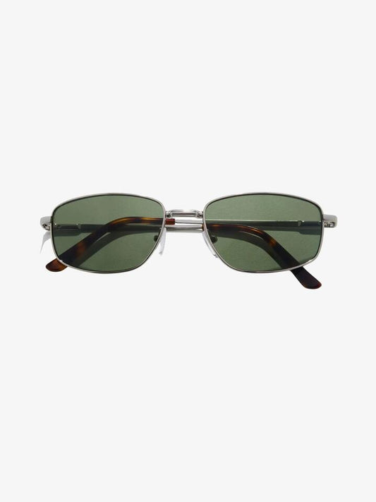 Image of Sunglasses. Productname: Szade Recycled Lee Sunglasses ONE SIZE Polished Silver / Moss in Polished Silver / Moss colour by brand - Szade Recycled