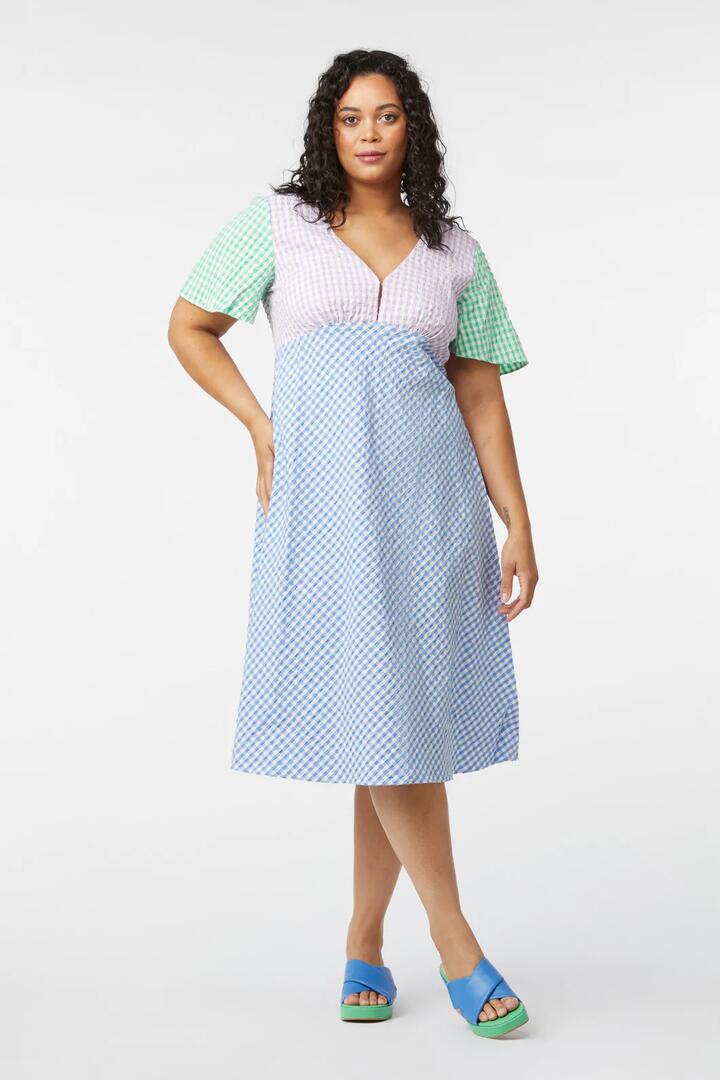 Image of Dresses. Productname: Sicily Smock Dress in Check colour by brand - Gorman