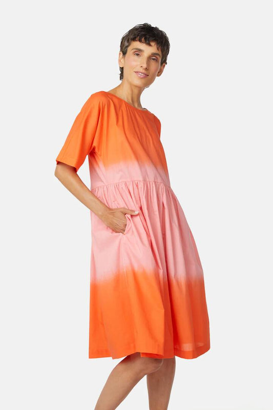 Image of Dresses. Product name - Inner Bloom Smock Dress in Red colour by brand - Gorman