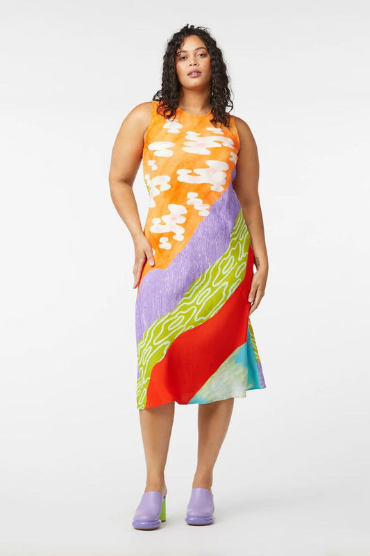 Image of Dresses. Productname: Big Beats Placement Dress in Print colour by brand - Gorman