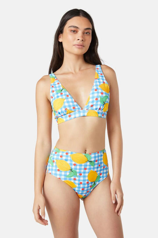 Image of Swimwear. Productname: Picnic Bikini Top in Print colour by brand - Gorman