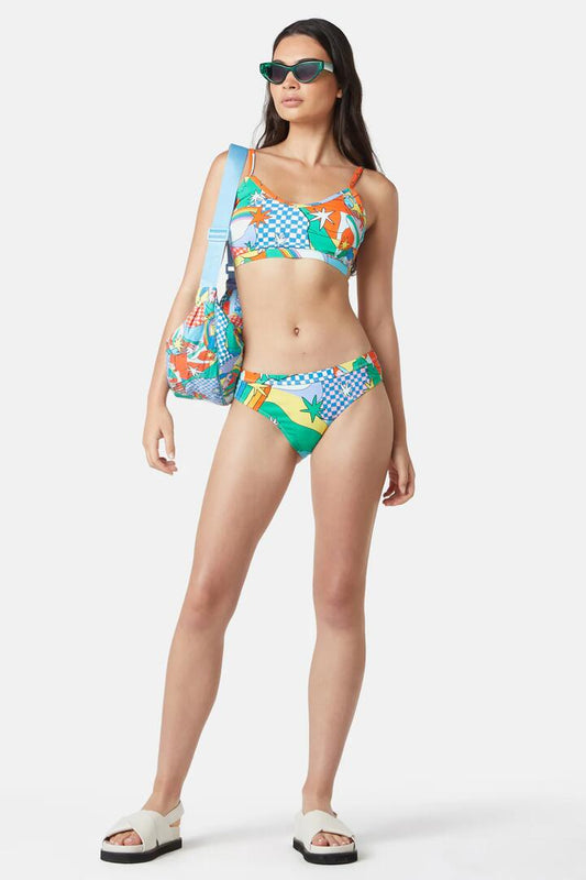 Image of Swimwear. Productname: Collage Ladies Bikini Bottom in Print colour by brand - Gorman