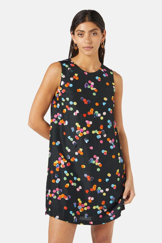 Image of Dresses. Productname: Confetti Hearts Shift Dress in Print colour by brand - Gorman
