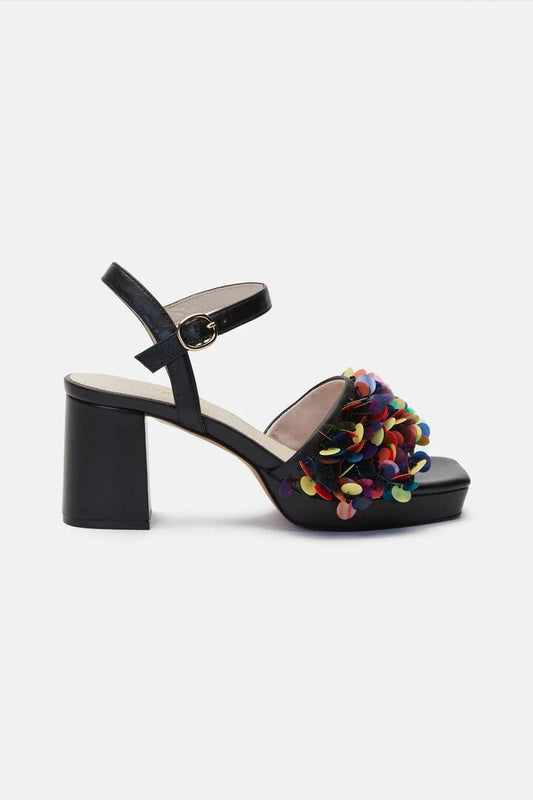 Image of Heels. Productname: Scribble Heel in Black/Multi colour by brand - Gorman