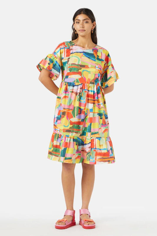 Image of Dresses. Product name - Third Times A Charm Smock Dress in Print colour by brand - Gorman