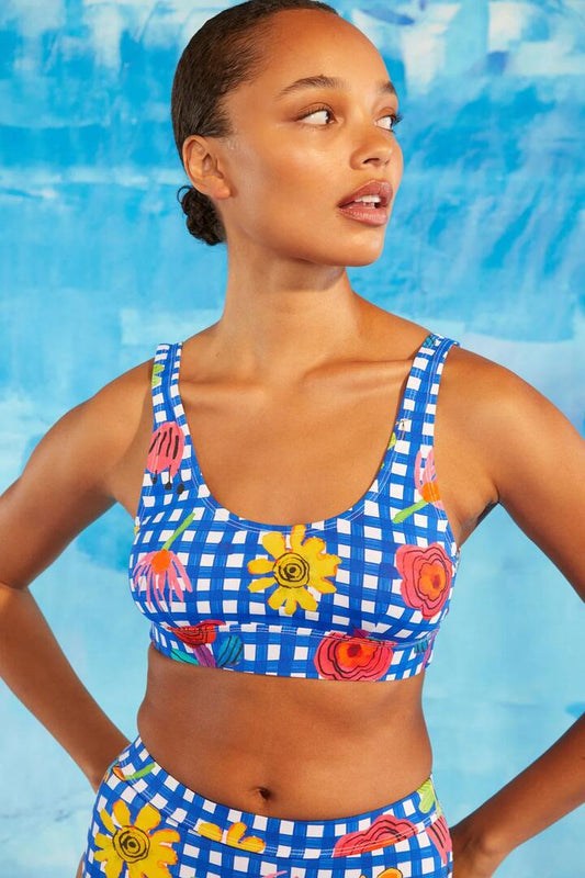 Image of Swimwear. Productname: Petal Parade Bikini Top in Print colour by brand - Gorman