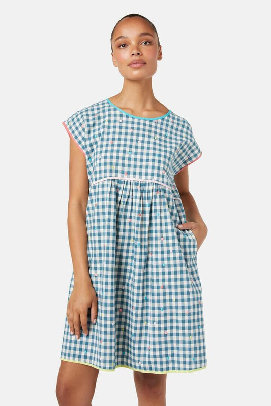 Image of Dresses. Productname: Jelly Beans Bungalow Dress in Check colour by brand - Gorman