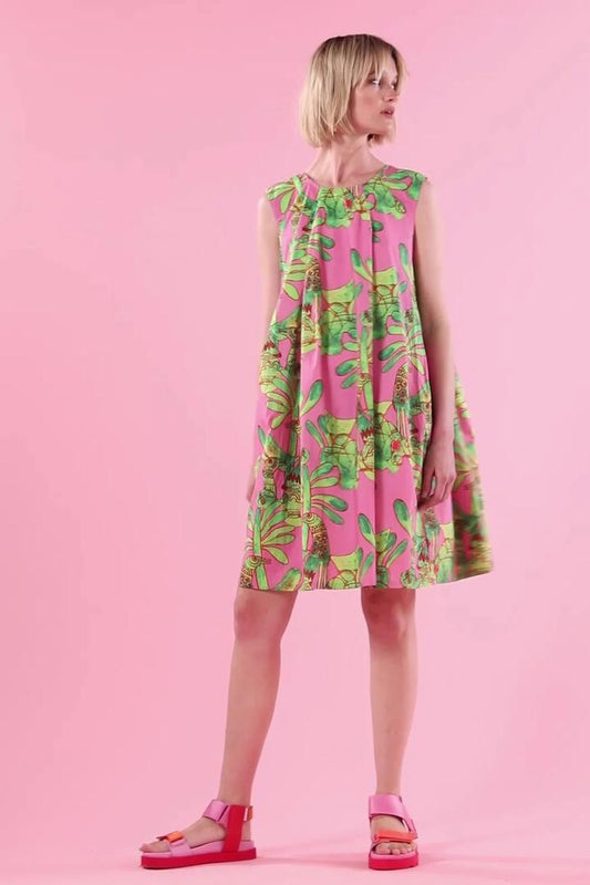 Image of Dresses. Productname: Palm Pals Bubble Dress in Print colour by brand - Gorman