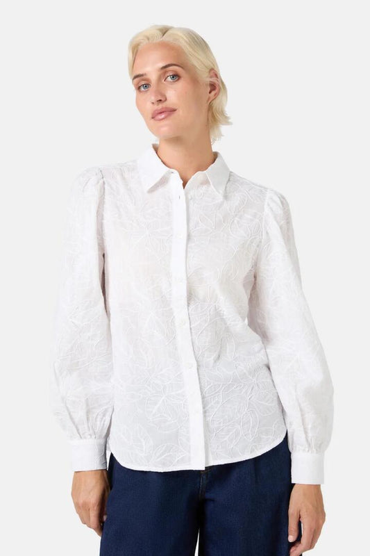 Image of Shirts. Productname: Blythe Shirt in White colour by brand - Gorman