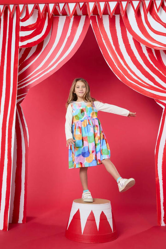 Image of Dresses. Productname: Balloons Kids Cord Dress in Multi colour by brand - Gorman