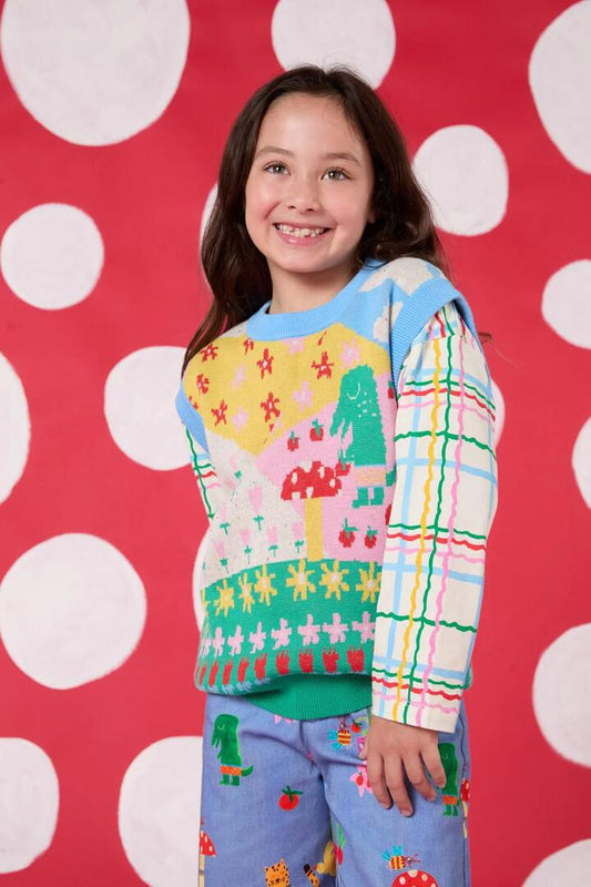 Image of Coats & Jackets. Productname: Garden Kids Vest in Multi colour by brand - Gorman