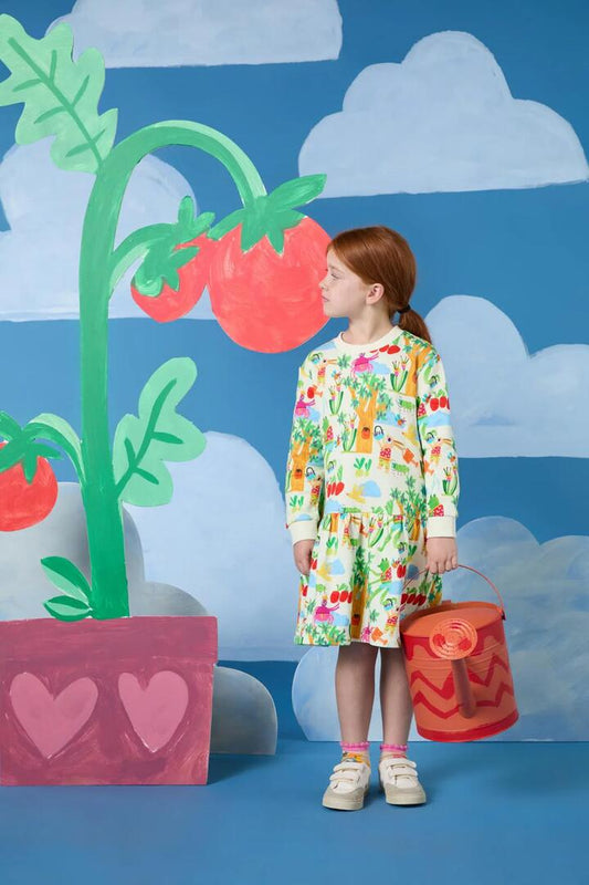 Image of Dresses. Productname: Farming Kids Dress in Cream colour by brand - Gorman