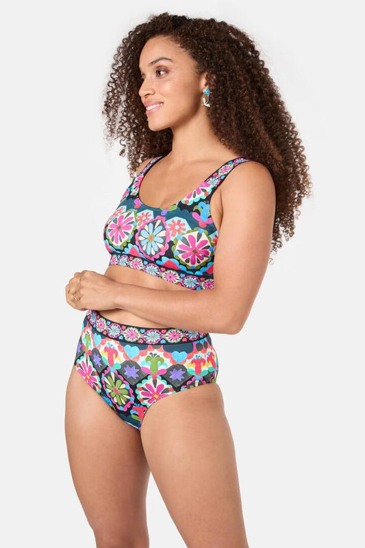 Image of Swimwear. Productname: Friendly Bikini Top in Print colour by brand - Gorman