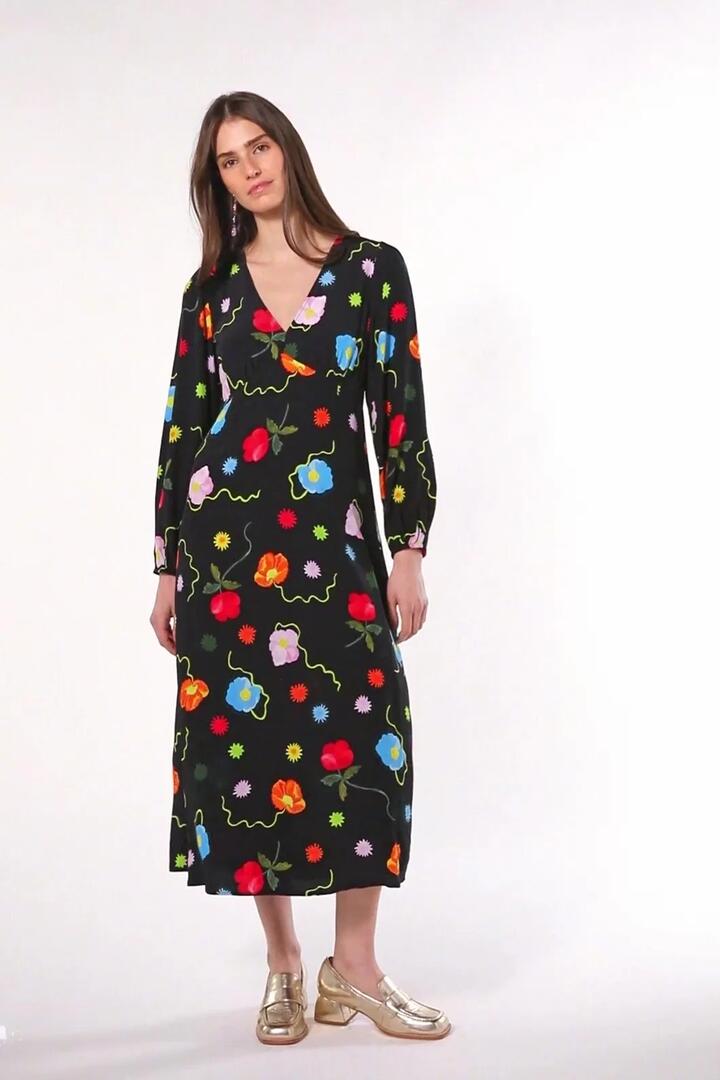 Image of Dresses. Product name - Flower Parade Dress in Print colour by brand - Gorman