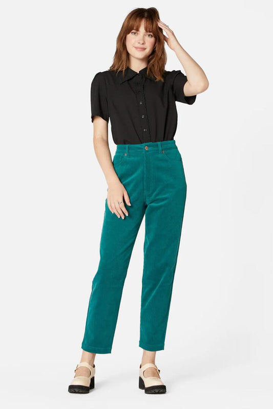 Image of Jeans. Productname: Bailey Cord Jean in Teal colour by brand - Princess Highway