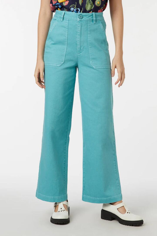 Image of a model wearing Denim. Productname: Angela Jean in Lilac colour by brand - Princess Highway