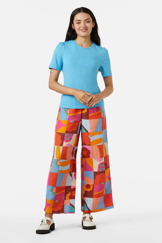 Image of a model wearing Tops. Productname: Tessie Tee in Pink colour by brand - Princess Highway