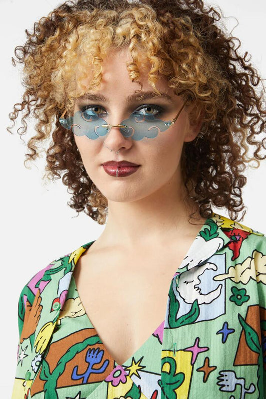 Image of Sunglasses. Productname: Cloud Glasses in Grey colour by brand - Dangerfield