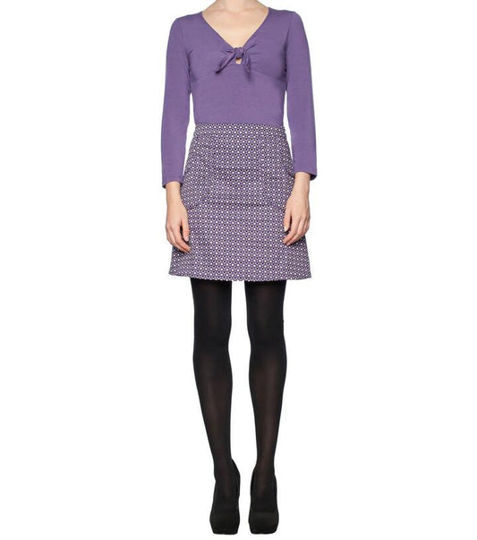 Image of a model wearing Tops. Productname: Little Mia Top in Purple colour by brand - Revival