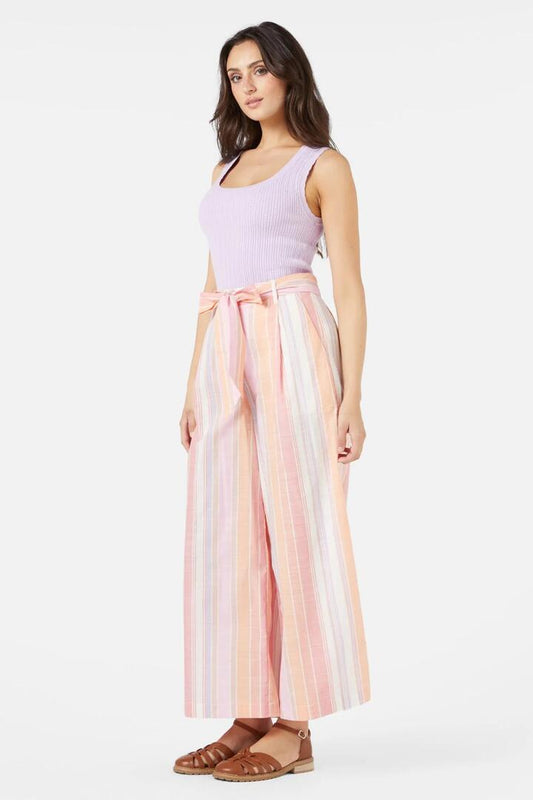 Image of a model wearing Tops. Productname: Kara Knit Tank in Chocolate colour by brand - Princess Highway