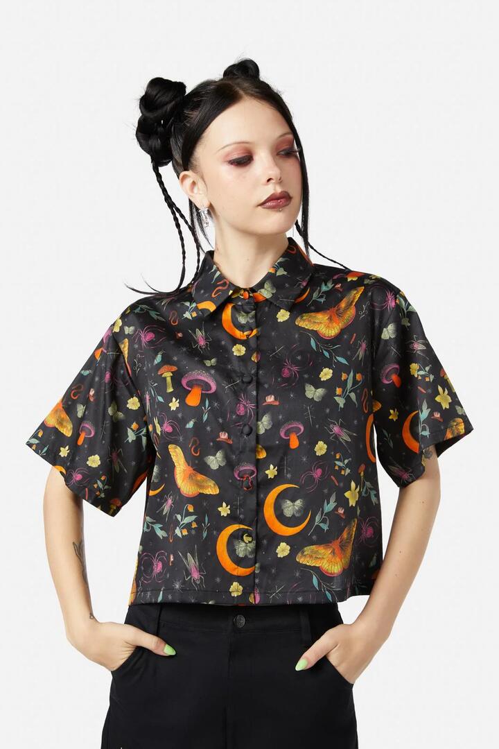 Image of Blouses. Productname: Garden Party Blouse in Black colour by brand - Black Friday