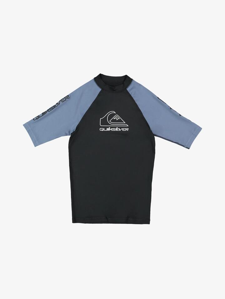 Image of Coats & Jackets. Product name - Quiksilver Boys 8-16 On Tour Rash Vest China Blue in China Blue colour by brand - Quiksilver