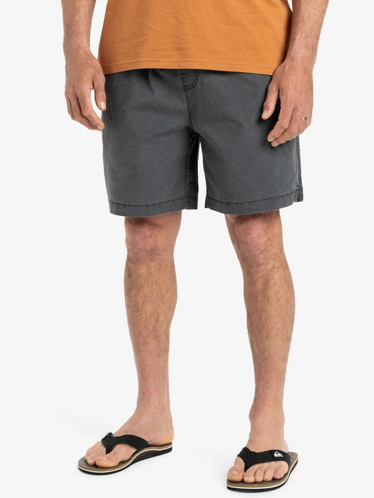 Image of Accessories. Productname: Quiksilver - Mens Taxer 18" Walkshorts - Black - in Black colour by brand - Quiksilver