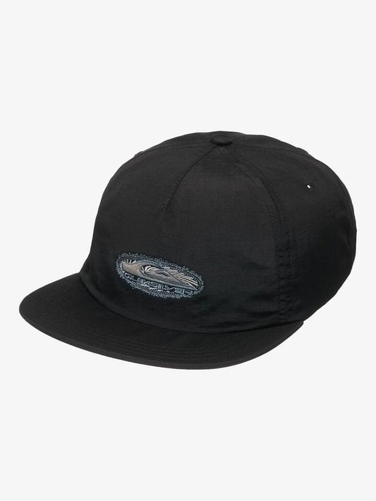 Image of Hats. Productname: Quiksilver - Mens Steelhoue Ripper Snapback Cap - True Black - in True Black colour by brand - Quiksilver