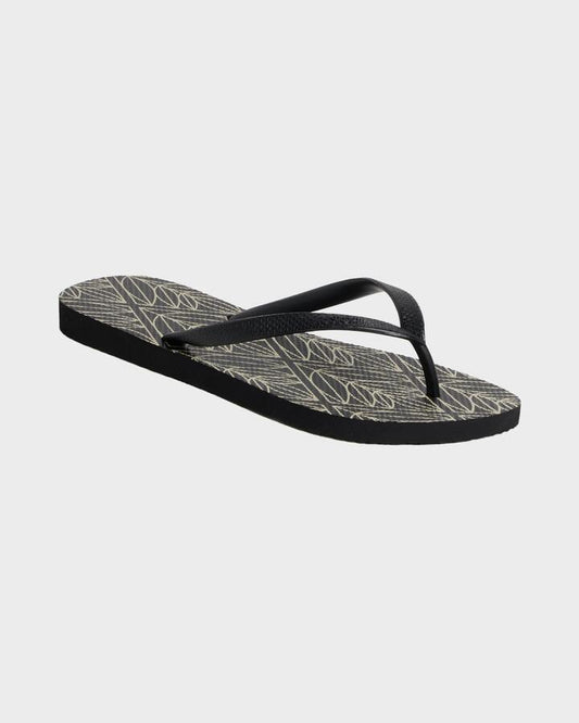 Image of Sandals. Productname: Kustom - Womens Classic Thongs - Black/Gold - in Black/Gold colour by brand - Kustom