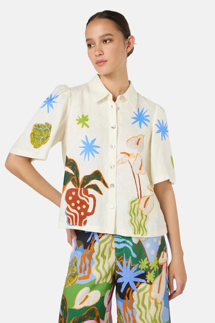 Image of Shirts. Productname: Natural Form Shirt in Print colour by brand - Gorman