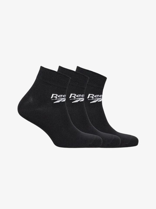 Image of Socks. Productname: Reebok Socks Core Ankle 3 Pack in Black colour by brand - Reebok
